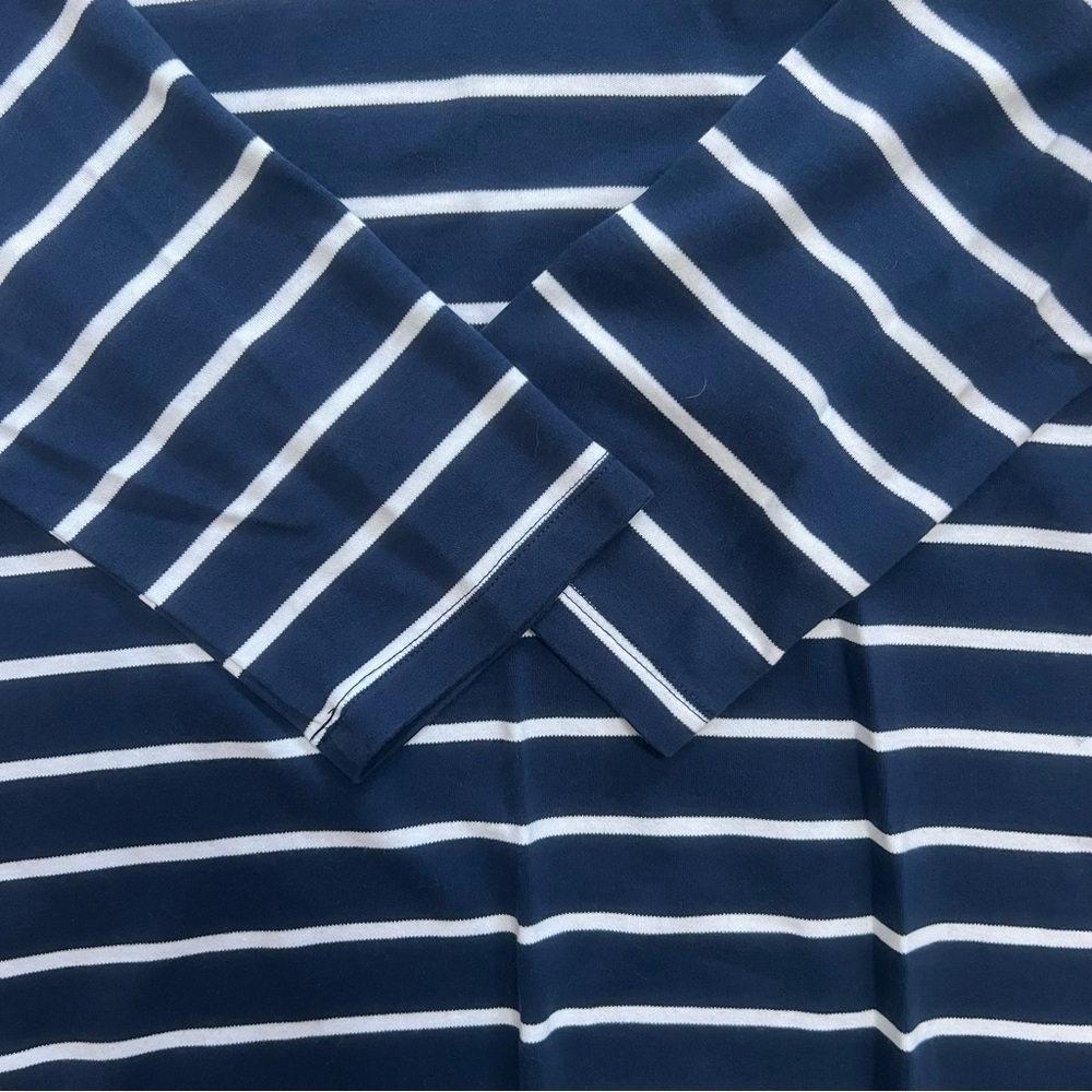 Pendleton Marseille Stripe Women's three quarter shirt, envelope neck, size M - Picture 5 of 10